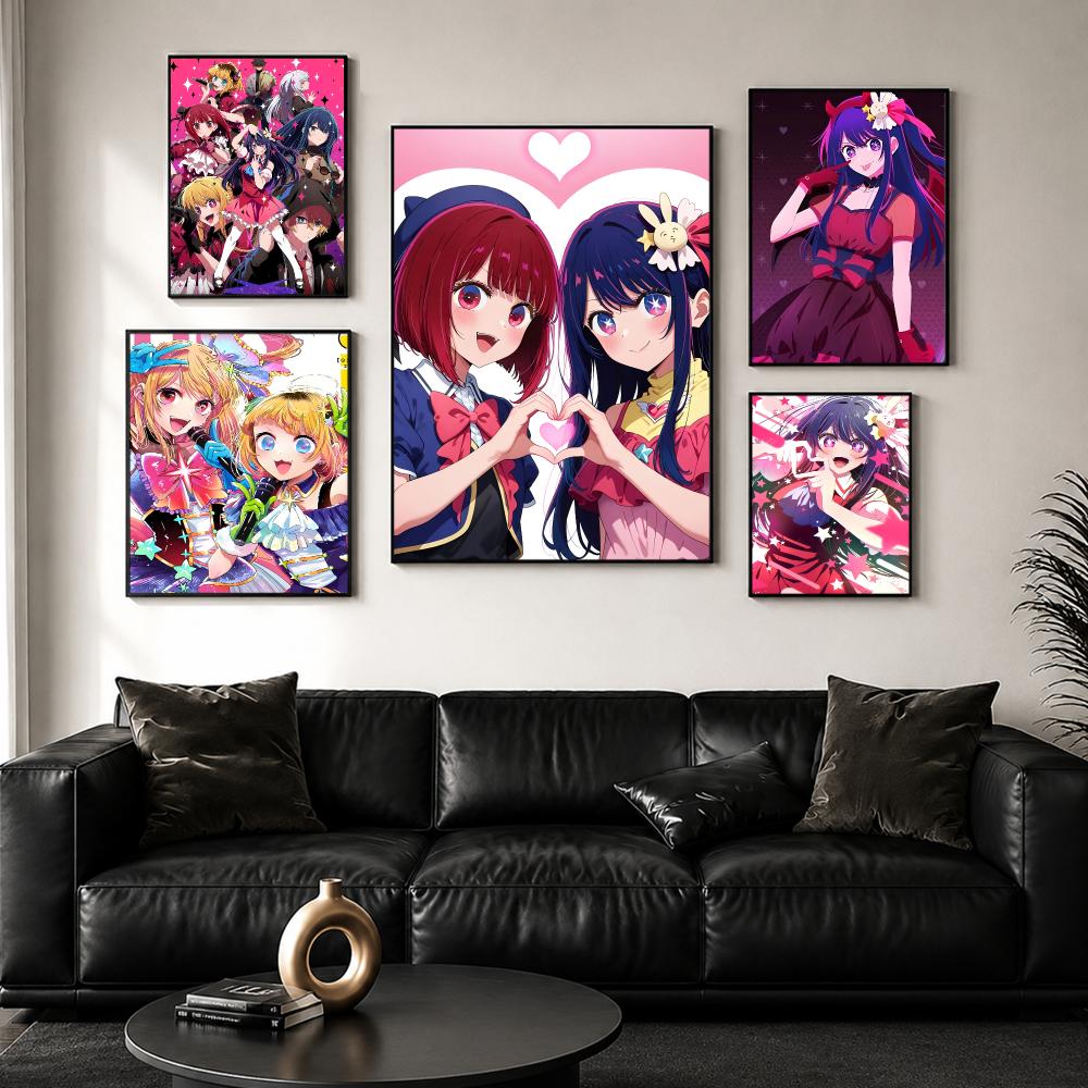 Poster Anime O-Oshi No Ko Hosh - Home Decor Ai ulasan dan harga