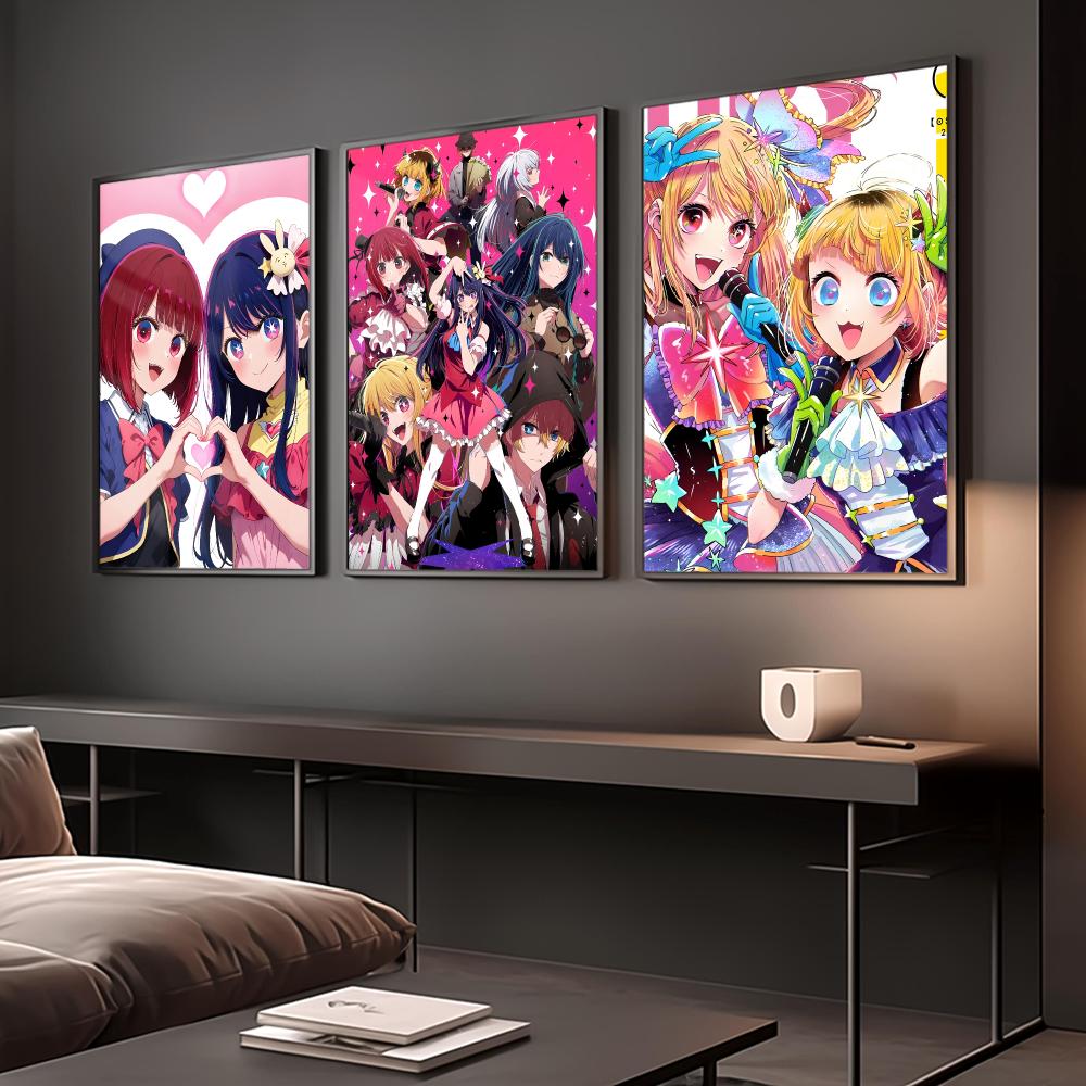 Poster Anime O-Oshi No Ko Hosh - Home Decor Ai ulasan dan harga