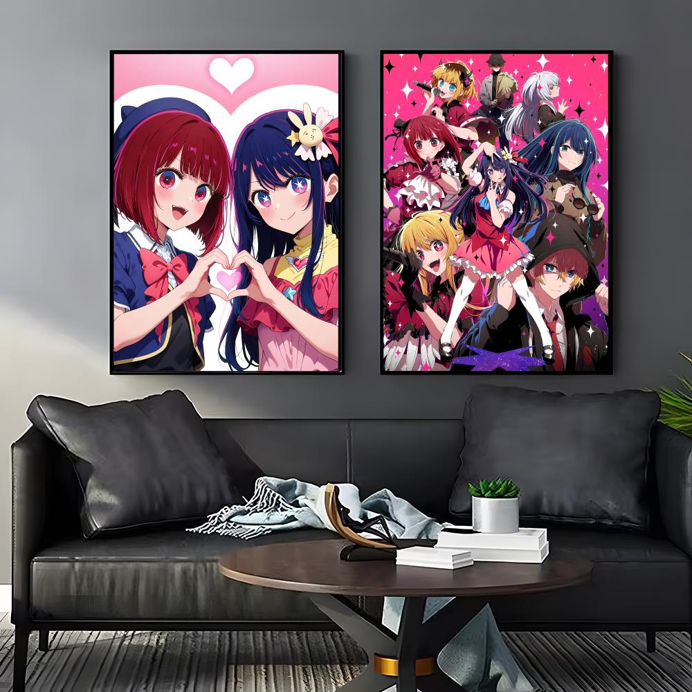 Poster Anime O-Oshi No Ko Hosh - Home Decor Ai ulasan dan harga
