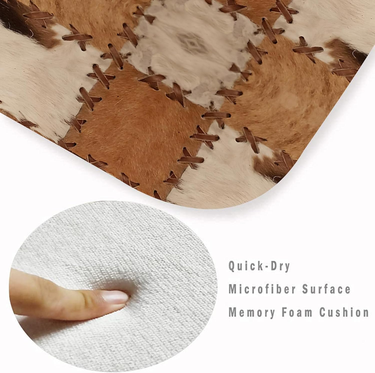 Keset Dapur Gambar Bulu Sapi T - Cowhide Rug Faux ulasan dan harga