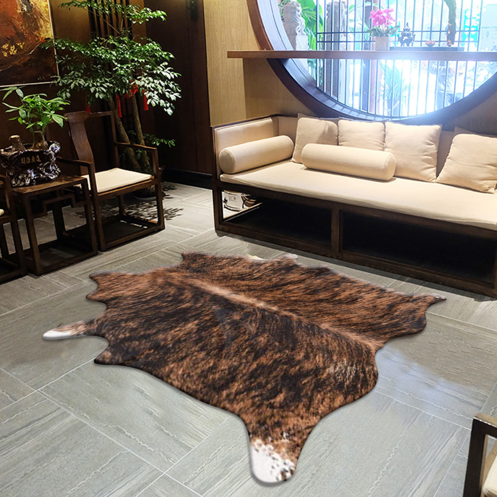 Karpet kulit hewan imitasi ant - Cowhide Rug Faux ulasan dan harga