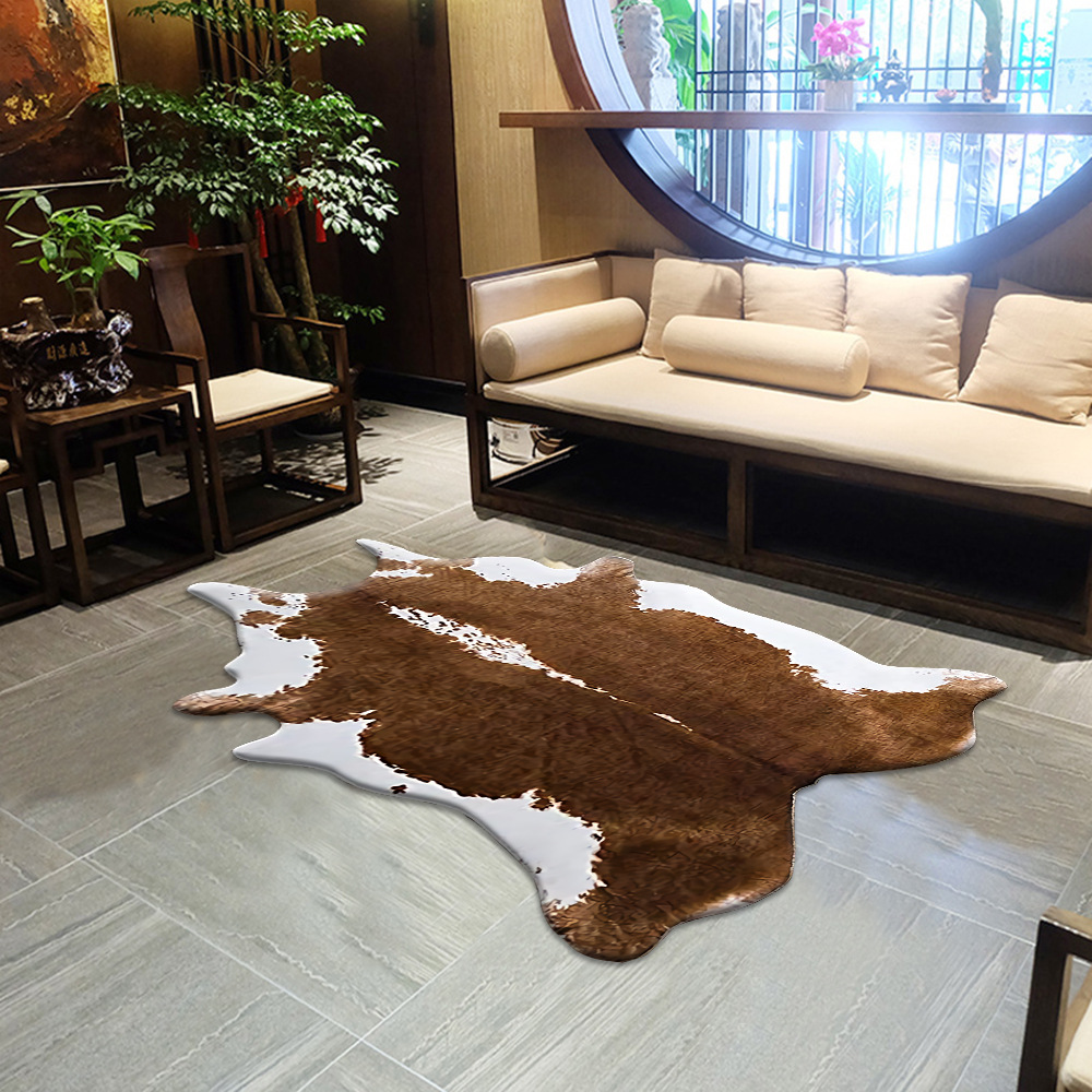 Karpet kulit hewan imitasi ant - Cowhide Rug Faux ulasan dan harga