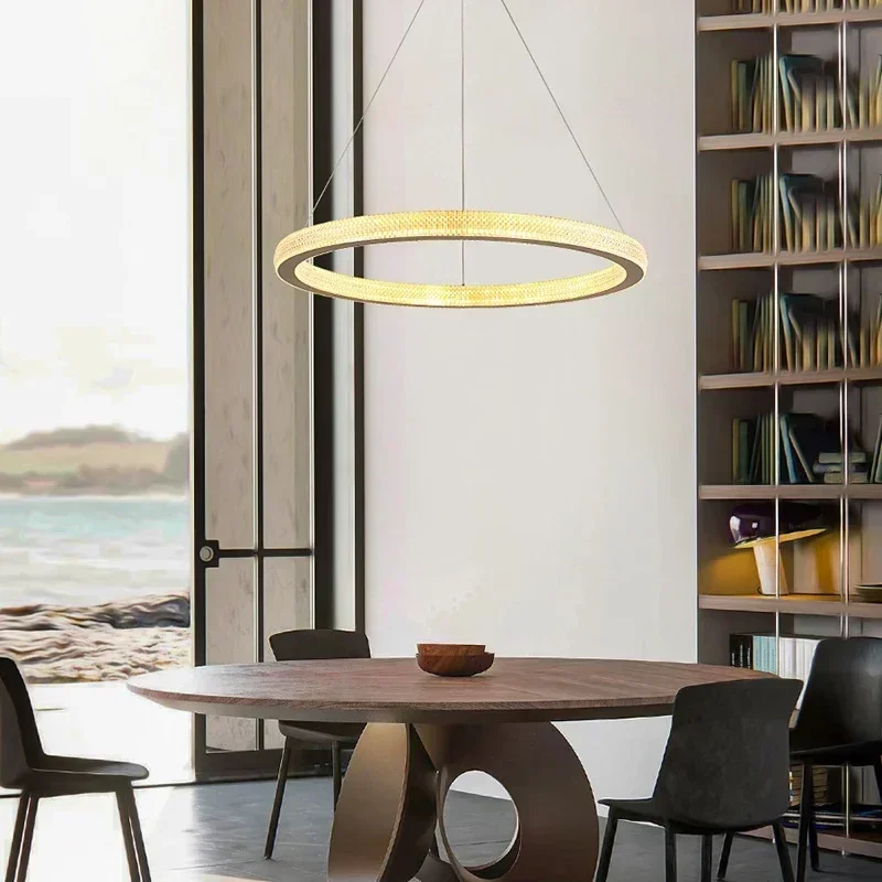 Lampu gantung LED kristal ling - Home Decor Exhibition ulasan dan harga