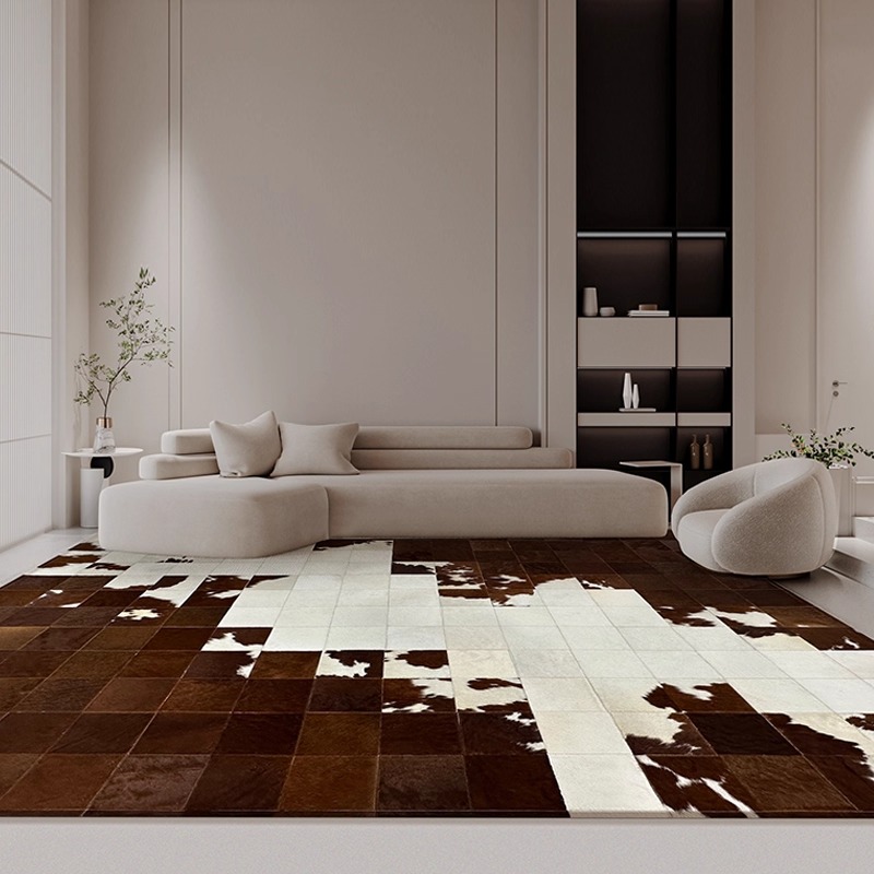 Karpet Ruang Tamu Kulit Sapi M - Cowhide Rug Faux ulasan dan harga