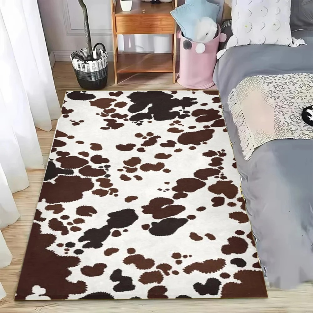 Karpet Lantai Motif Kulit Sapi - Cowhide Rug Faux ulasan dan harga