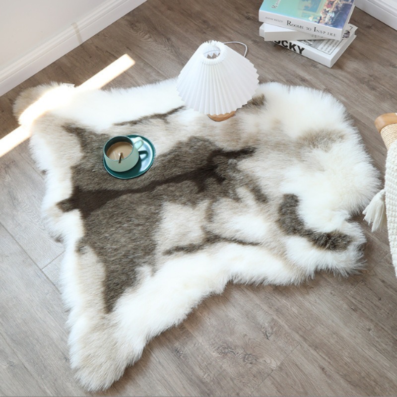 Karpet Bulu Rusa Palsu Mewah M - Cowhide Rug Faux ulasan dan harga