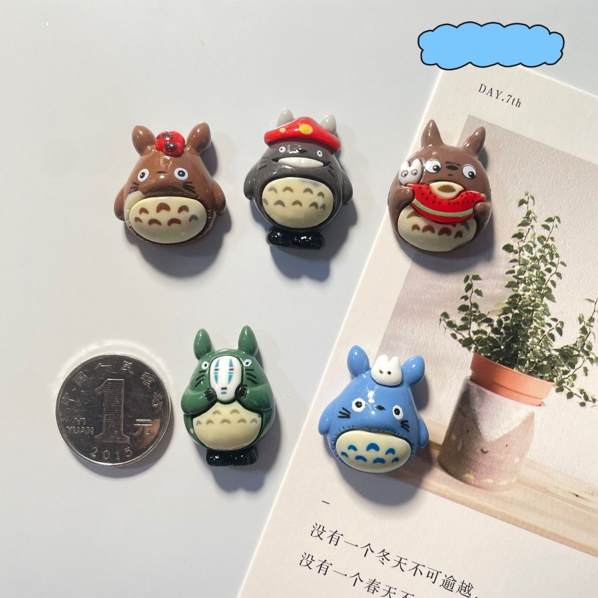 Magnet Kulkas Resin Anime Toto - Home Decor Deals ulasan dan harga