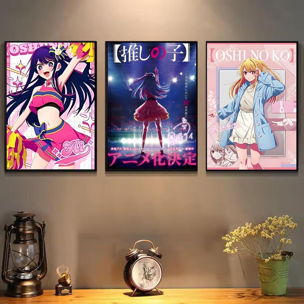 Poster Anime O-Oshi Hoshino Ai - Home Decor Ai ulasan dan harga