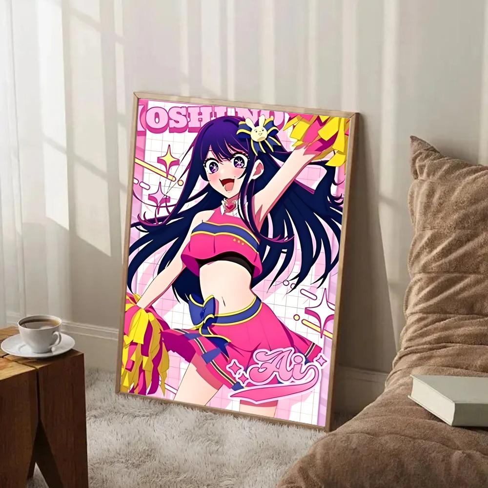 Poster Anime O-Oshi Hoshino Ai - Home Decor Ai ulasan dan harga